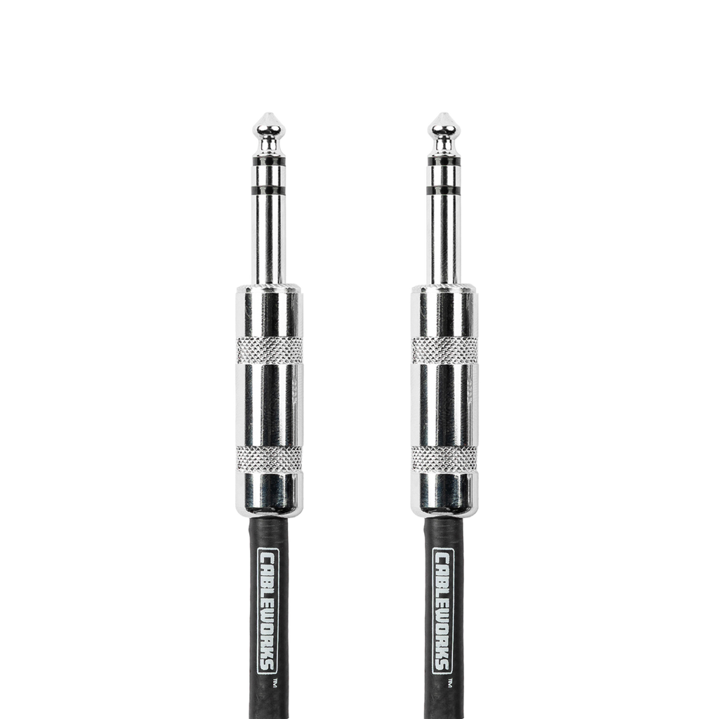 1-foot TRS ¼” Male to Male Balanced Patch Cable