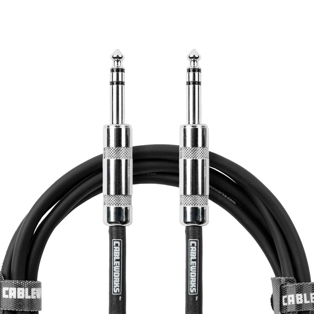20-foot TRS ¼” Male to Male Balanced Patch Cable