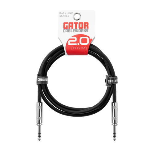 2-foot TRS ¼” Male to Male Balanced Patch Cable