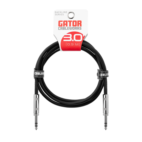 3-foot TRS ¼” Male to Male Balanced Patch Cable