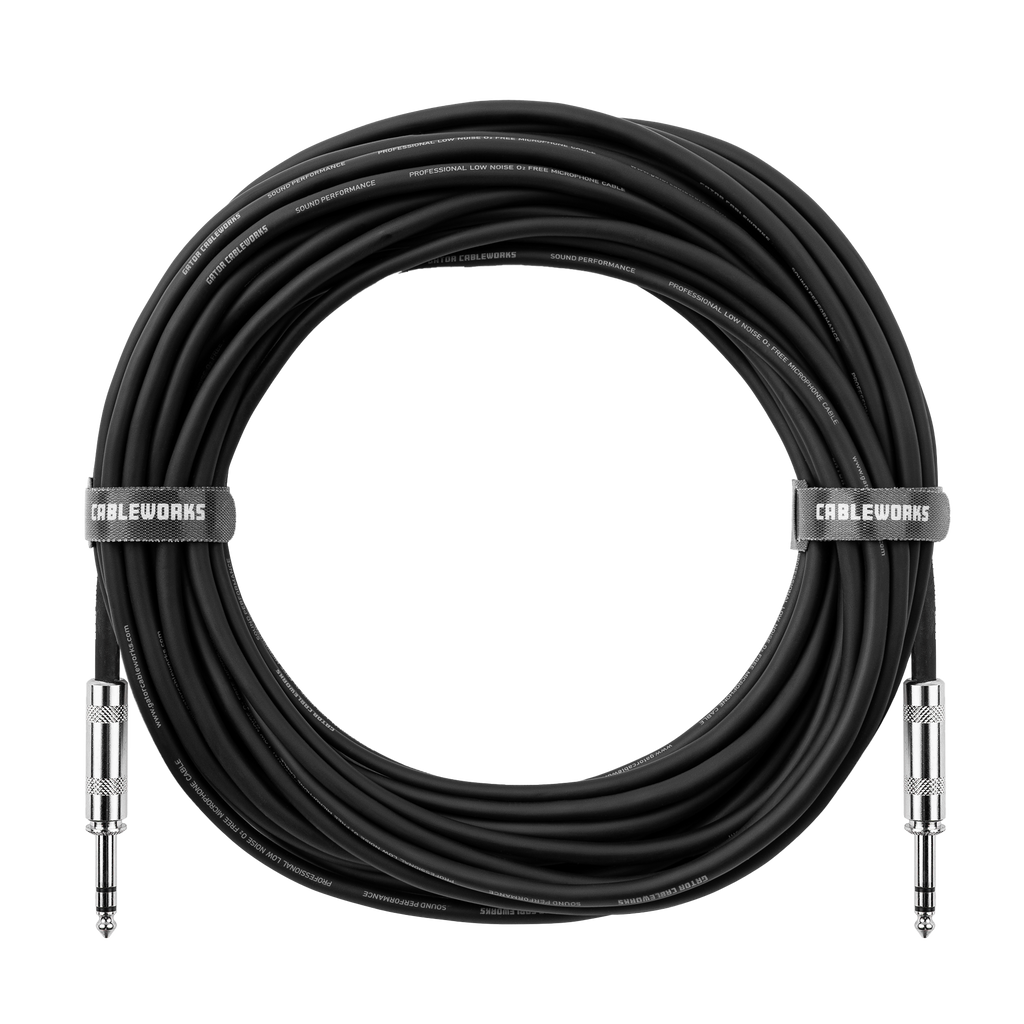 50-foot TRS ¼” Male to Male Balanced Patch Cable