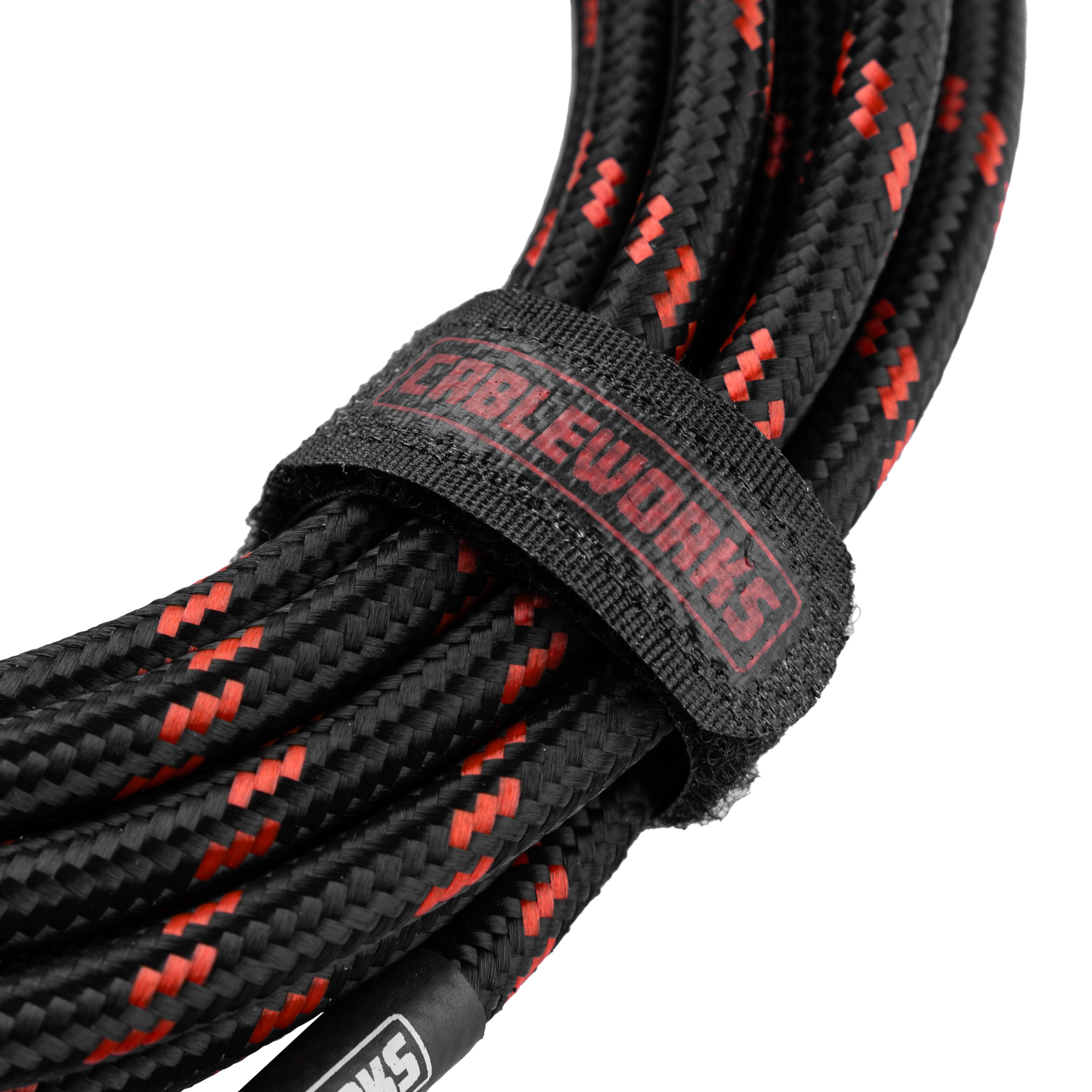 10 Foot Strt to RA Braided Instrument Cable-BRD