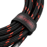 10 Foot Strt to RA Braided Instrument Cable-BRD