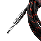 10 Foot Strt to RA Braided Instrument Cable-BRD