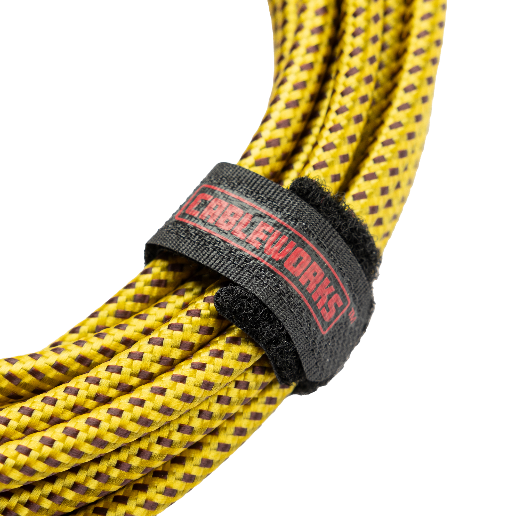 10 Foot Strt to RA Braided Instrument Cable-BRY