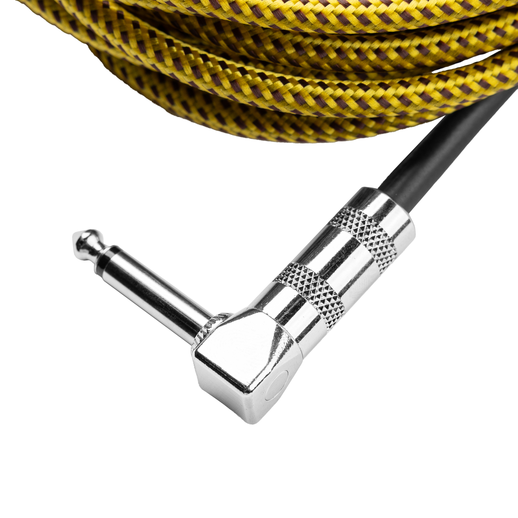 10 Foot Strt to RA Braided Instrument Cable-BRY