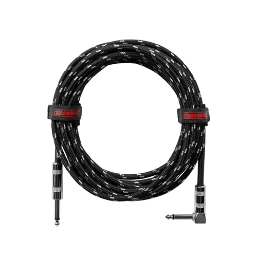 20 Foot Strt to RA Braided Instrument Cable-BG
