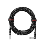 20 Foot Strt to RA Braided Instrument Cable-BG