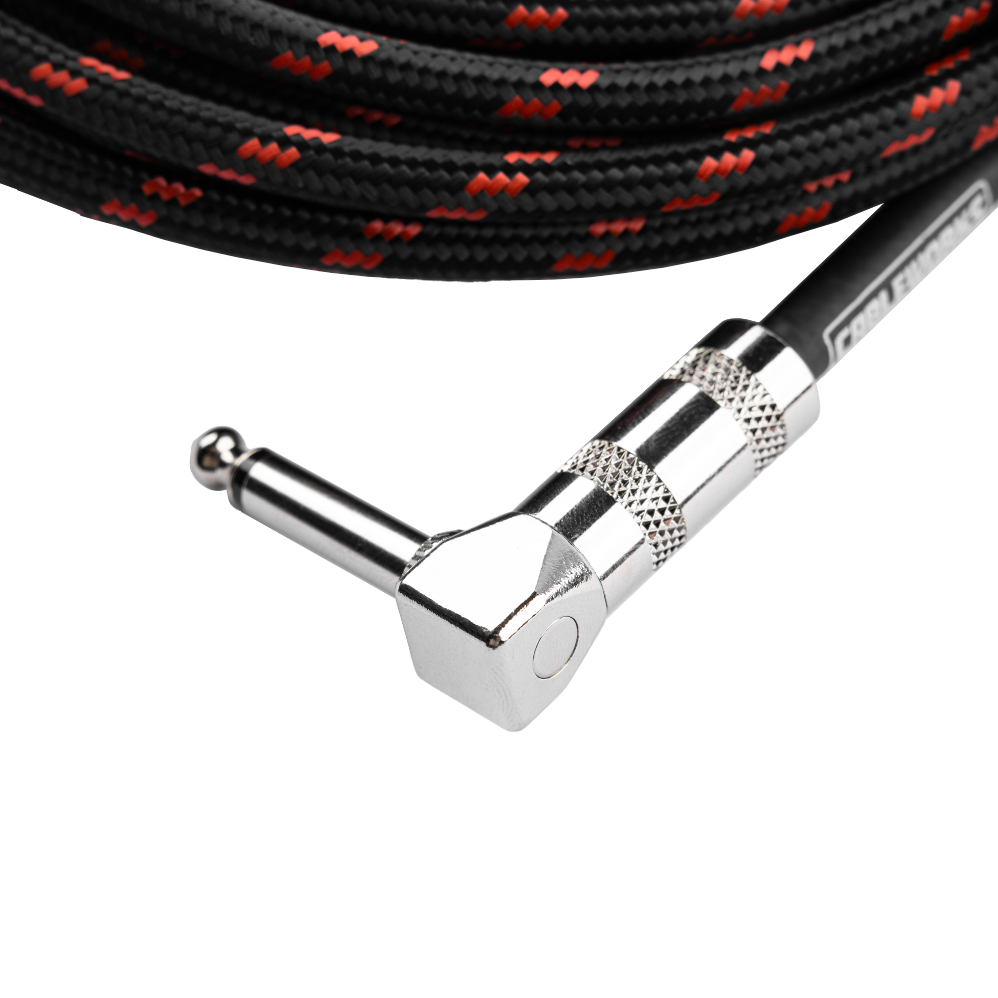 20 Foot Strt to RA Braided Instrument Cable-BRD
