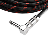 20 Foot Strt to RA Braided Instrument Cable-BRD
