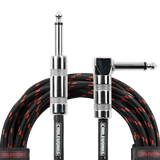 20 Foot Strt to RA Braided Instrument Cable-BRD