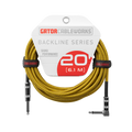 20 Foot Strt to RA Braided Instrument Cable-BRY
