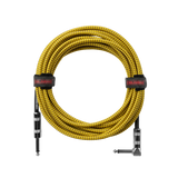 20 Foot Strt to RA Braided Instrument Cable-BRY