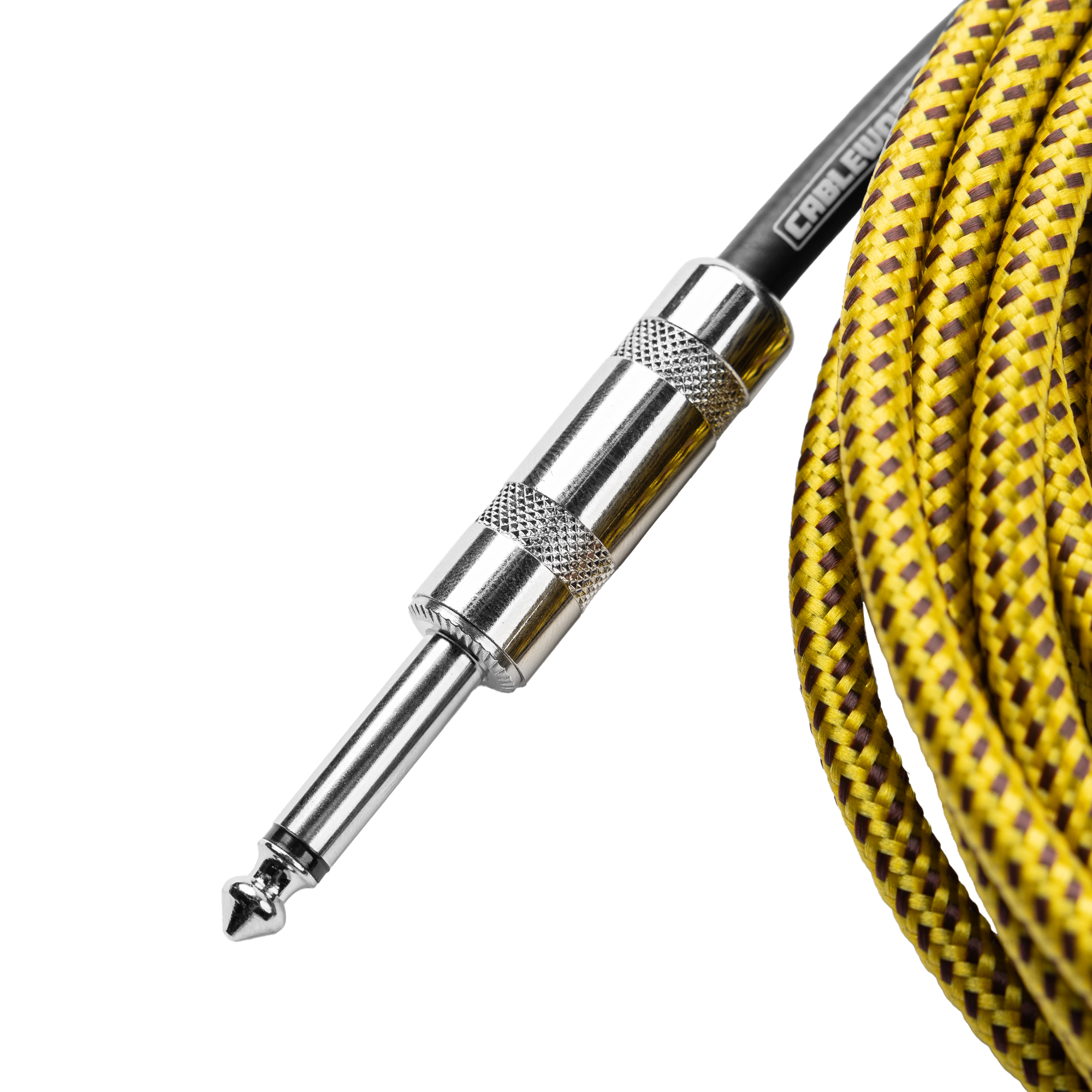 20 Foot Strt to RA Braided Instrument Cable-BRY