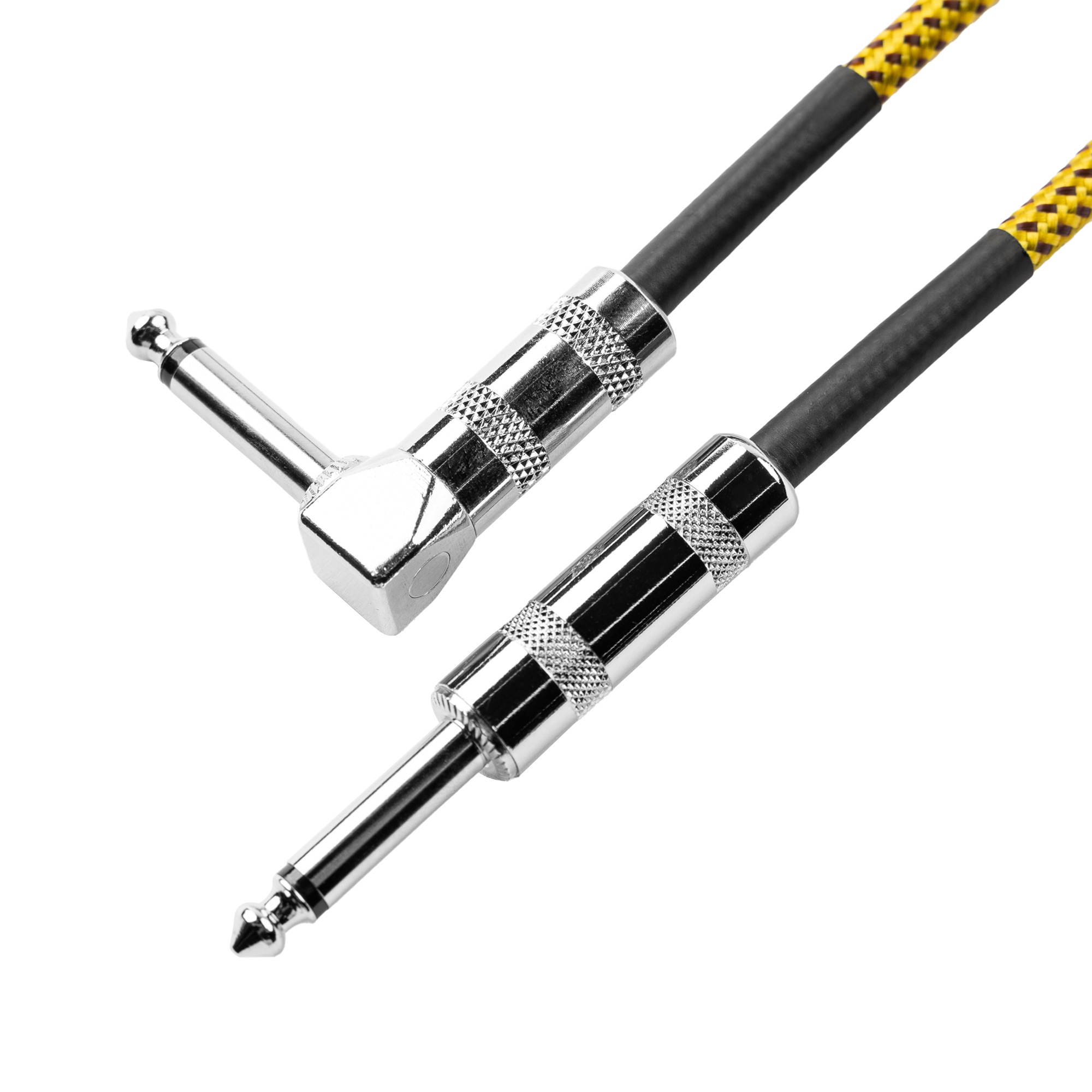 20 Foot Strt to RA Braided Instrument Cable-BRY