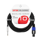 10 Foot TS to Twist Lock Connector Speaker Cable