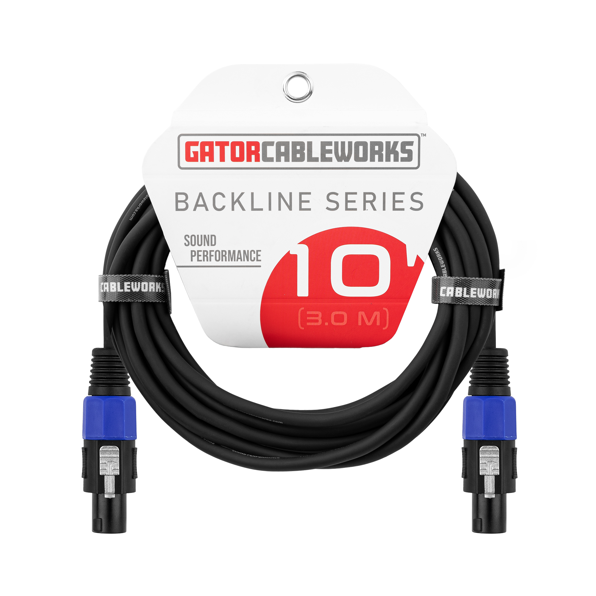 10 Foot Twist Lock Connector Speaker Cable