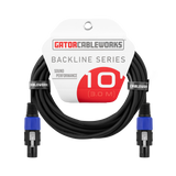 10 Foot Twist Lock Connector Speaker Cable