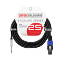 25 Foot TS to Twist Lock Connector Speaker Cable