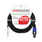 25 Foot TS to Twist Lock Connector Speaker Cable