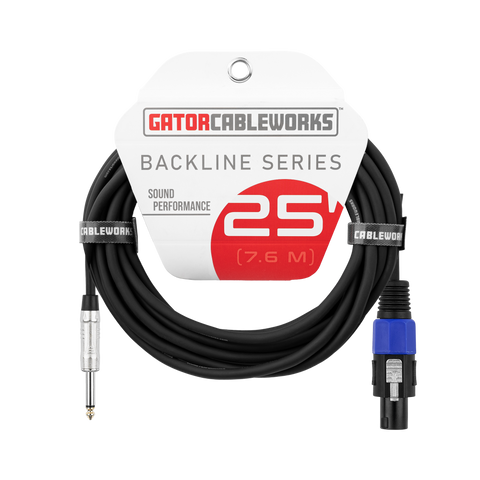 25 Foot TS to Twist Lock Connector Speaker Cable