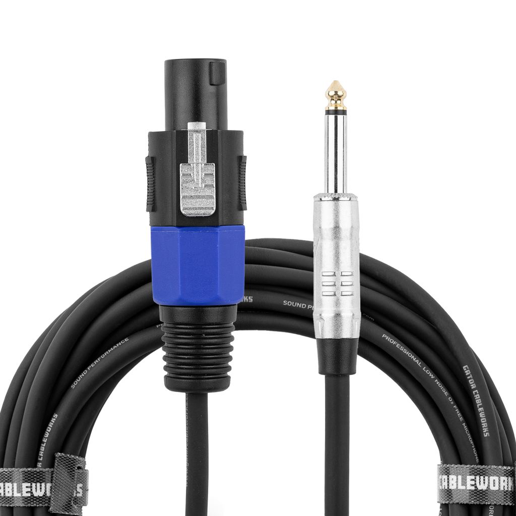 25 Foot TS to Twist Lock Connector Speaker Cable
