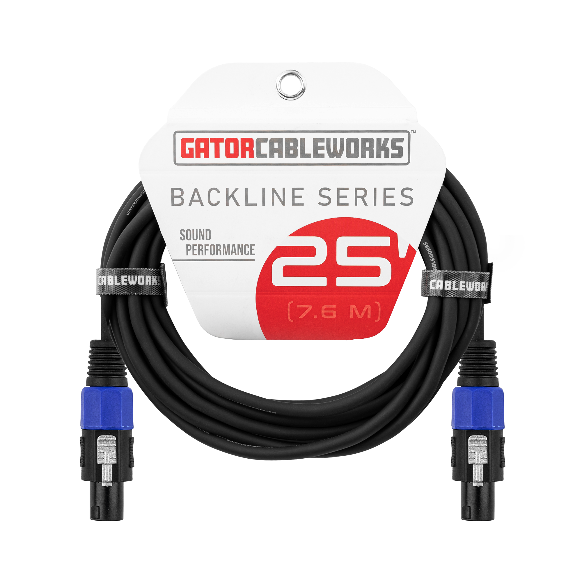25 Foot Twist Lock Connector Speaker Cable
