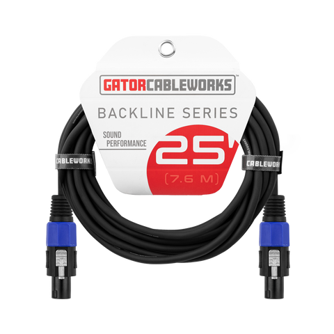 25 Foot Twist Lock Connector Speaker Cable