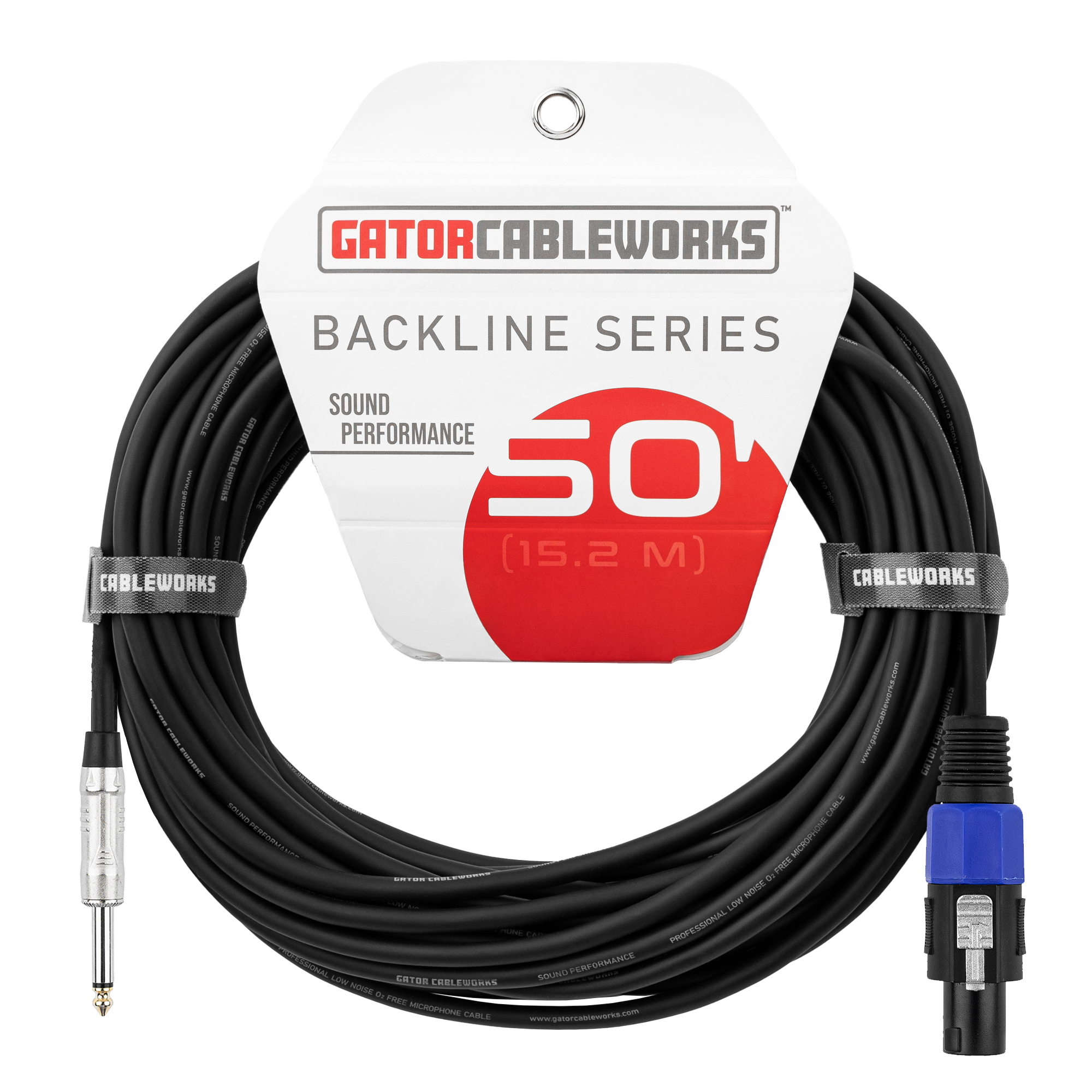 50 Foot TS to Twist Lock Connector Speaker Cable