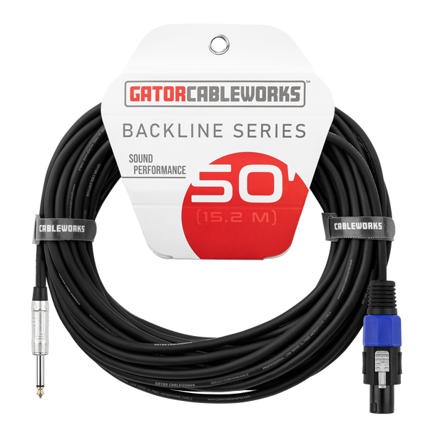 50 Foot TS to Twist Lock Connector Speaker Cable
