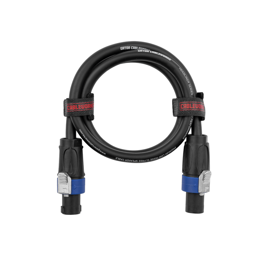 3 Foot Twist Lock Connector Speaker Cable