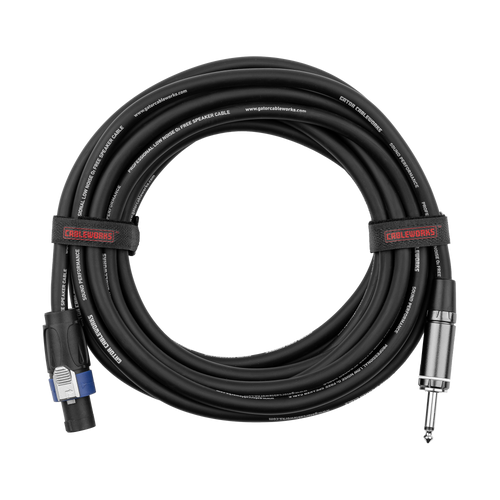 15 Foot TS to Twist Lock Connector Speaker Cable