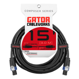 15 Foot Twist Lock Connector Speaker Cable