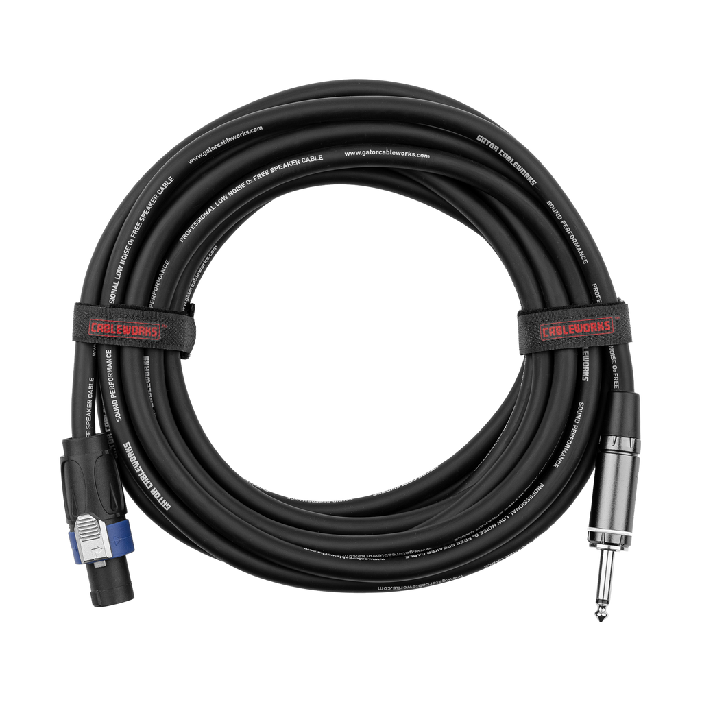 25 Foot TS to Twist Lock Connector Speaker Cable