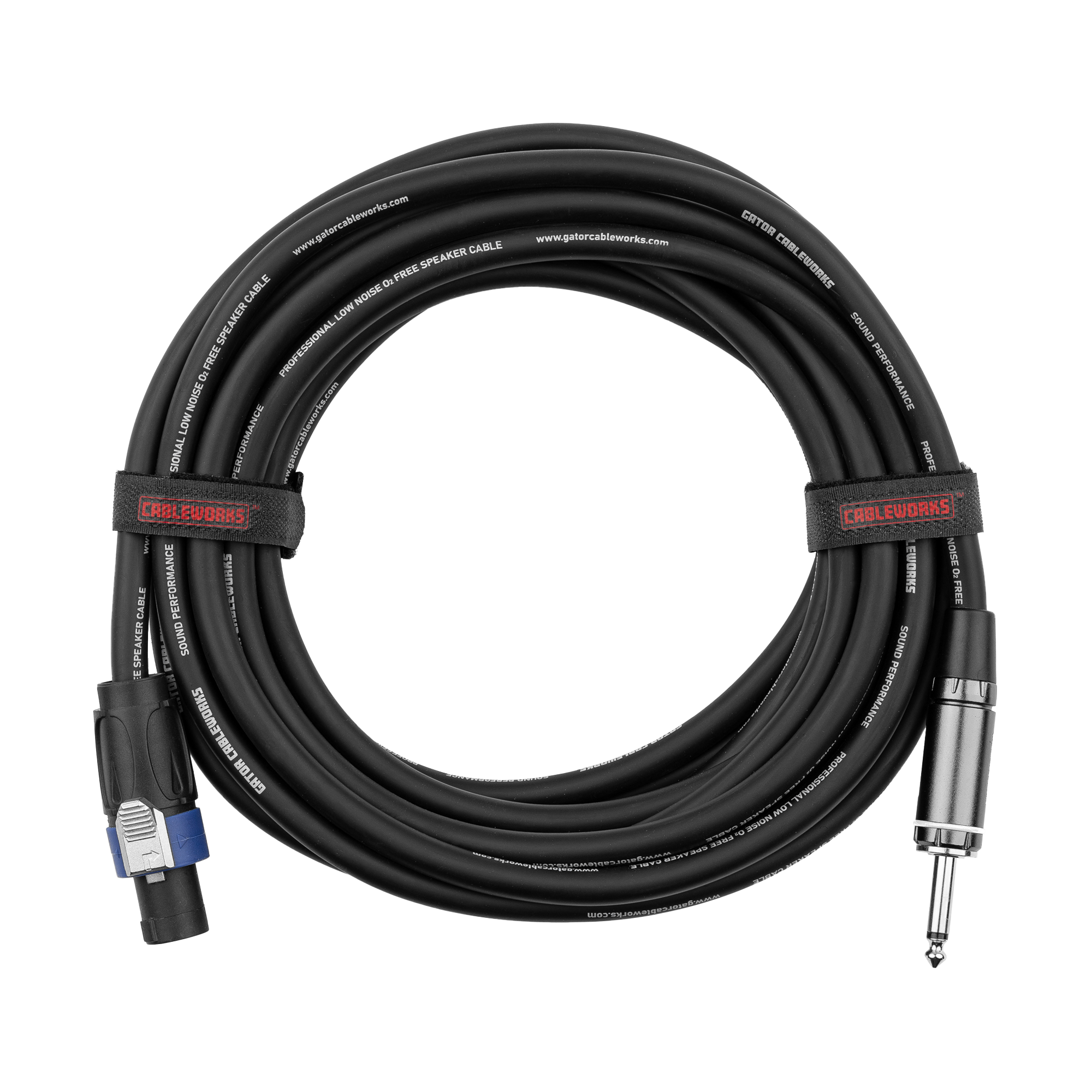 25 Foot TS to Twist Lock Connector Speaker Cable