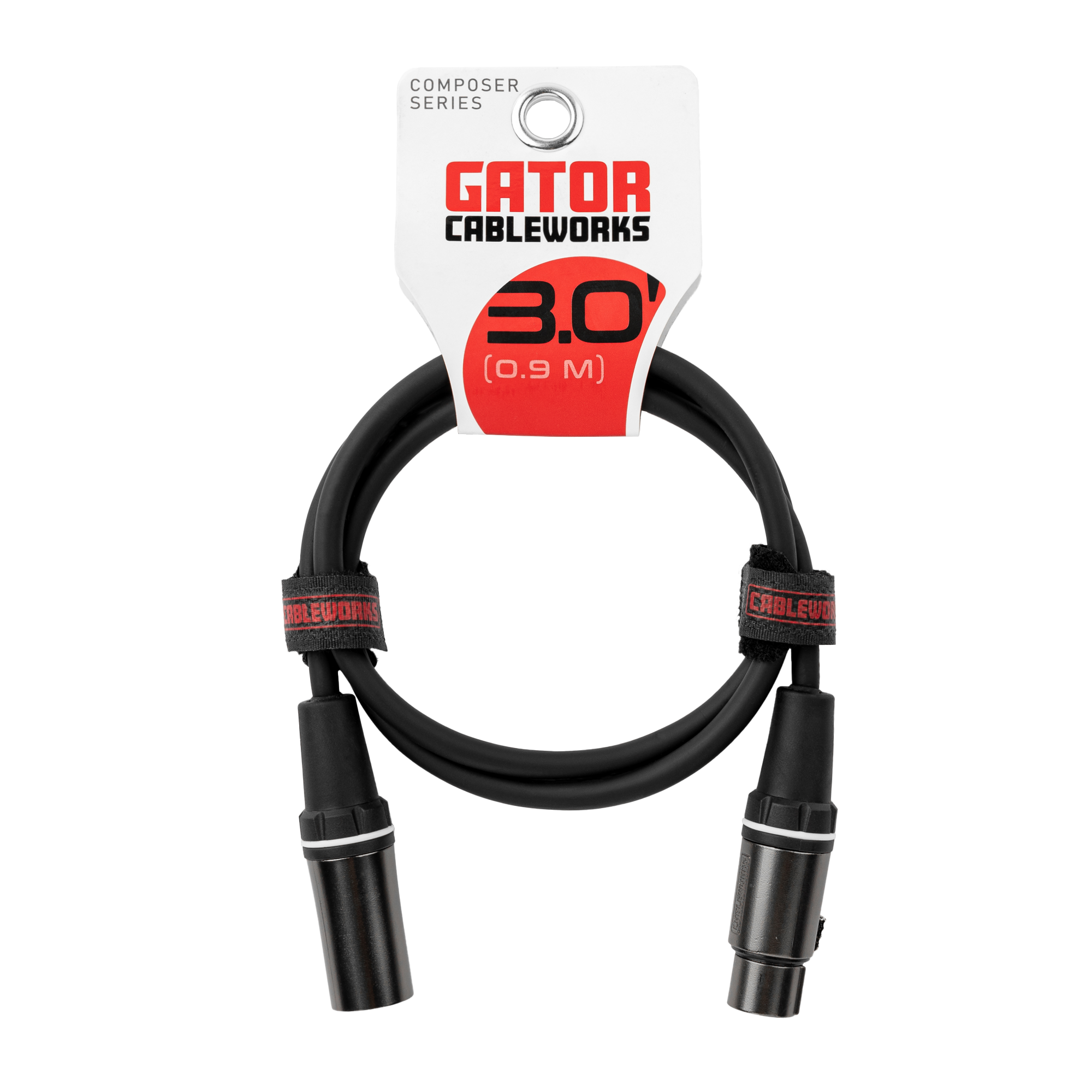 3 Foot XLR Microphone Cable - Composer