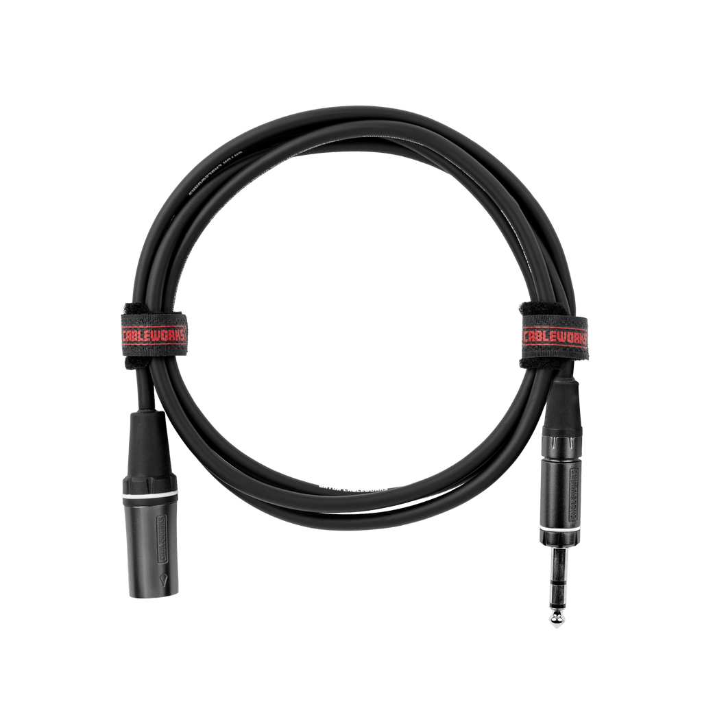 5 Foot XLR M to TRS Cable