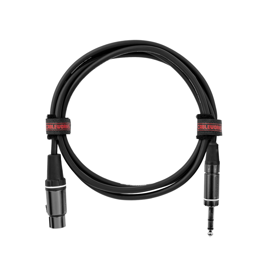 5 Foot XLR F to TRS Cable
