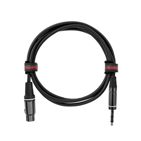 5 Foot XLR F to TRS Cable