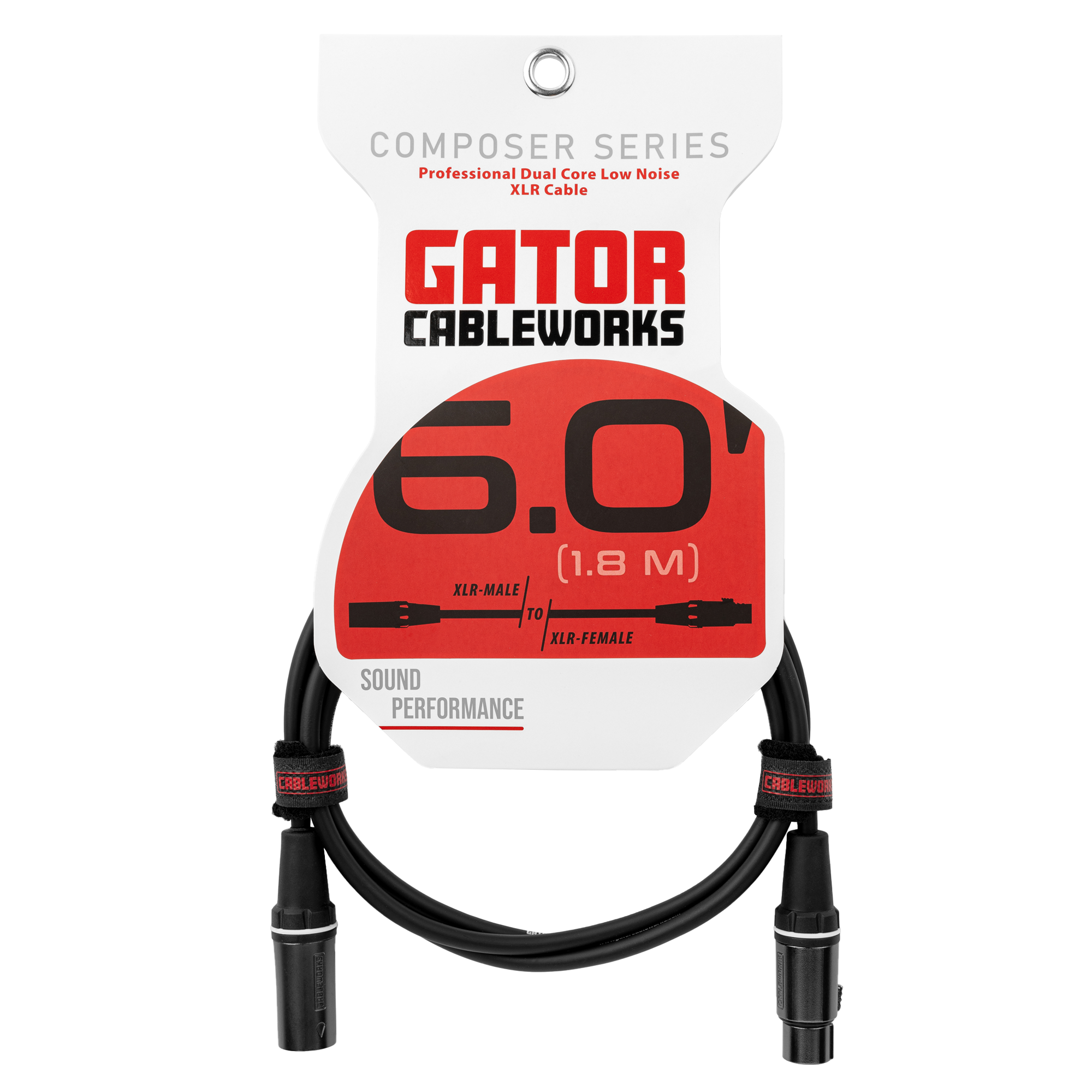 6 Foot XLR Microphone Cable - Composer