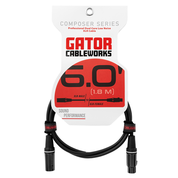 6 Foot XLR Microphone Cable - Composer