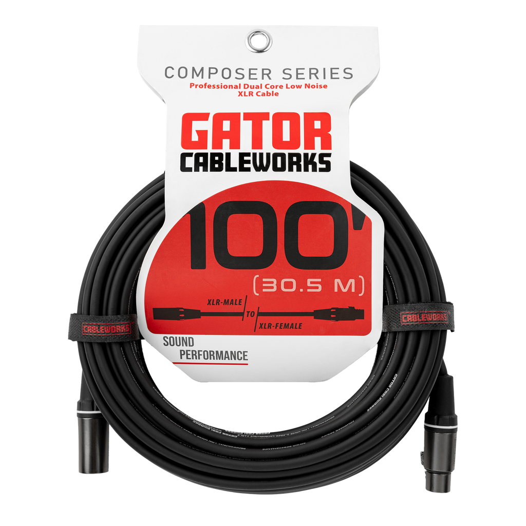100 Foot XLR Microphone Cable - Composer