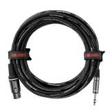 10 Foot XLR F to TRS Cable