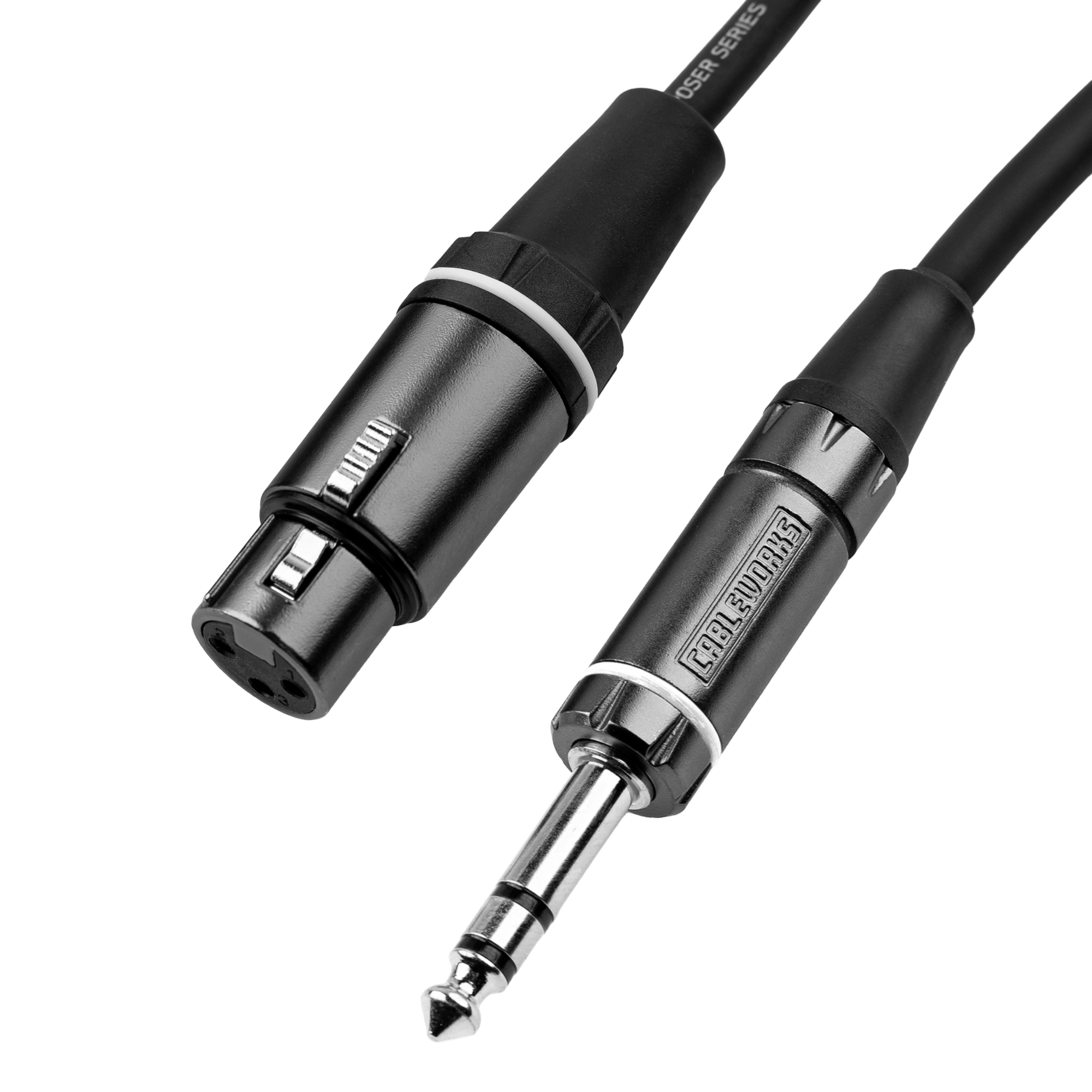 10 Foot XLR F to TRS Cable