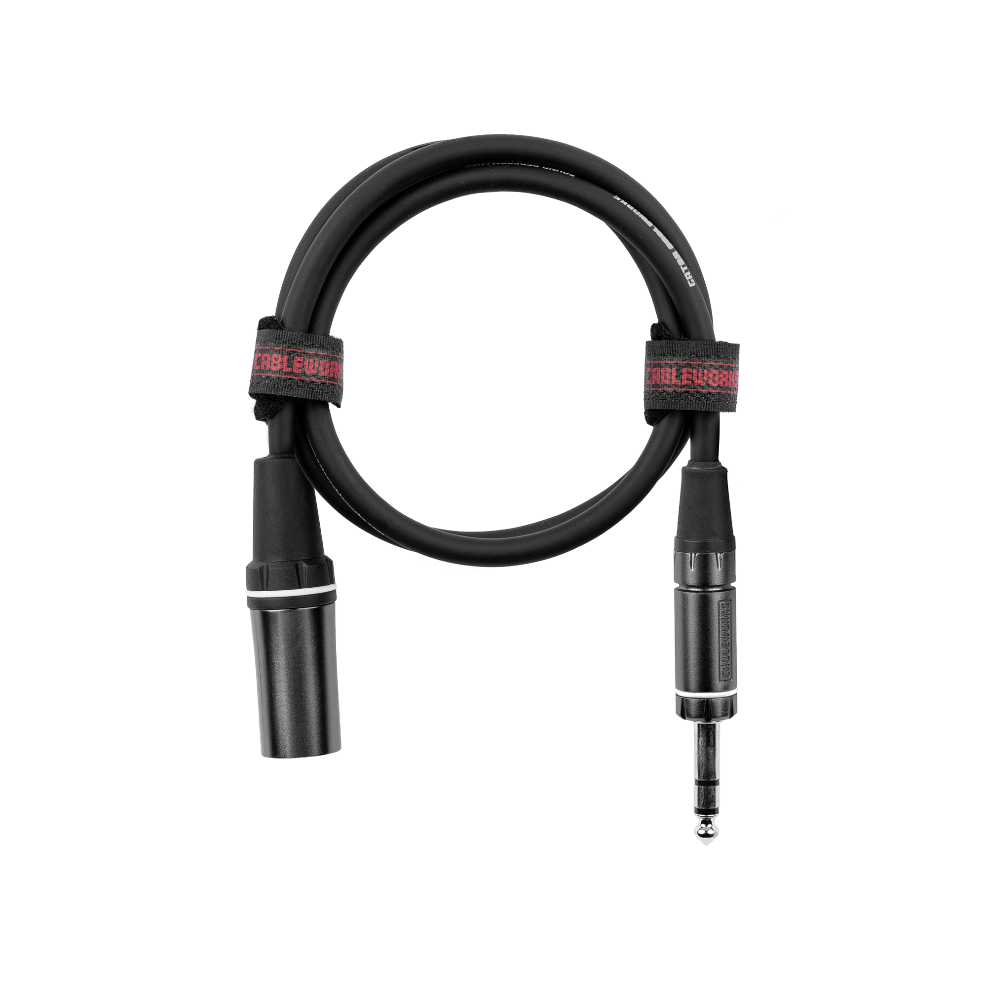 18 Inch XLR M to TRS Cable