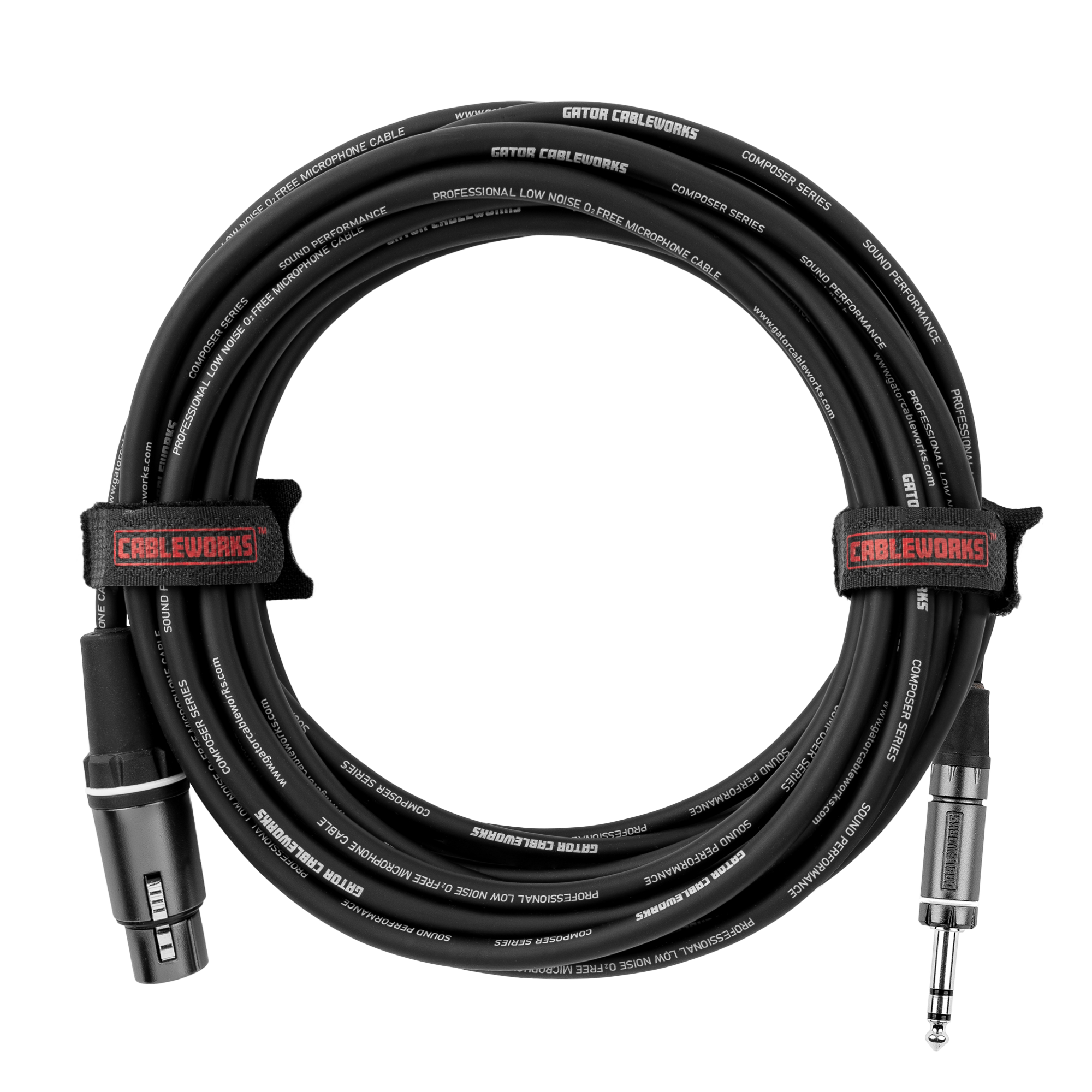 20 Foot XLR F to TRS Cable