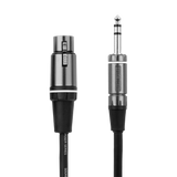 20 Foot XLR F to TRS Cable
