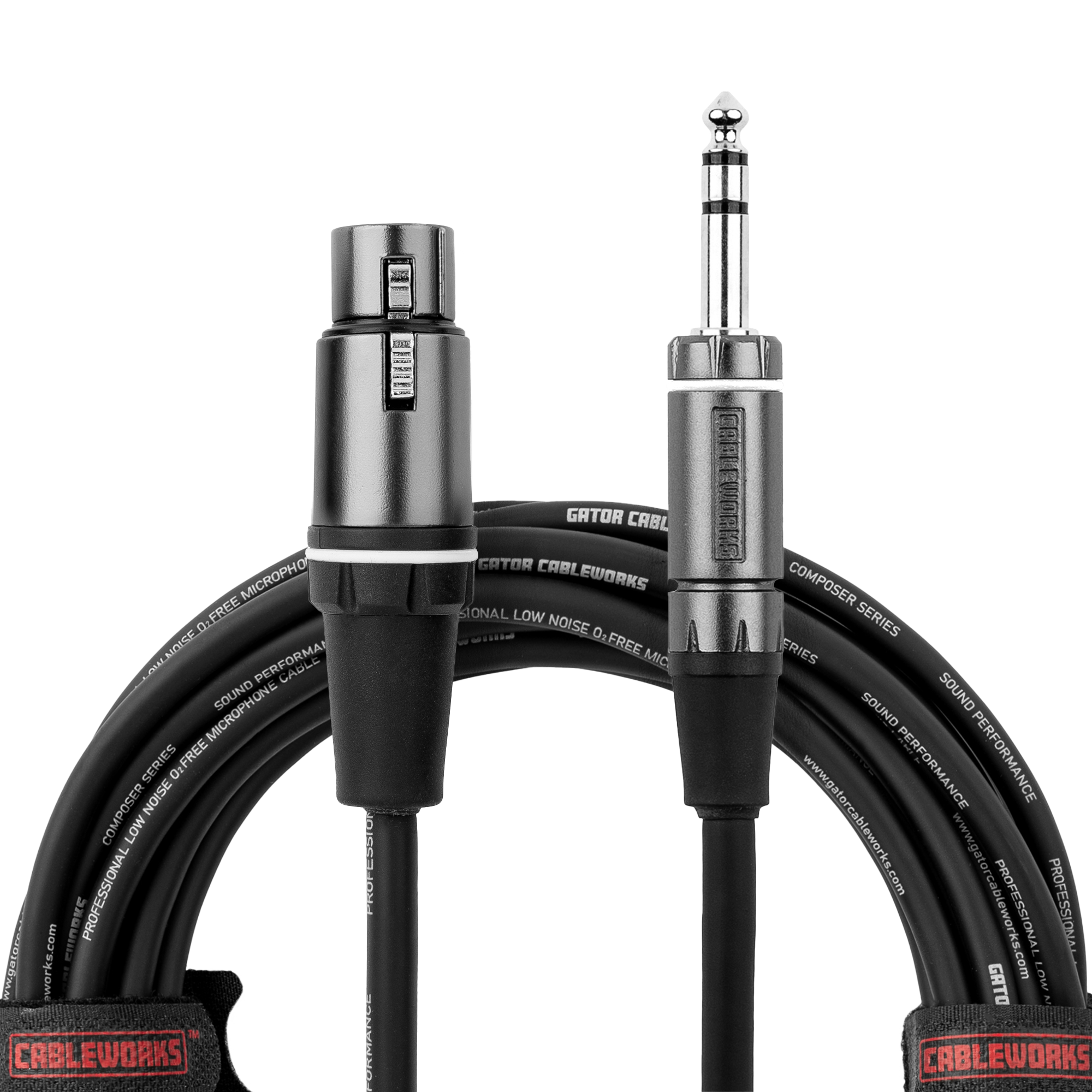 20 Foot XLR F to TRS Cable