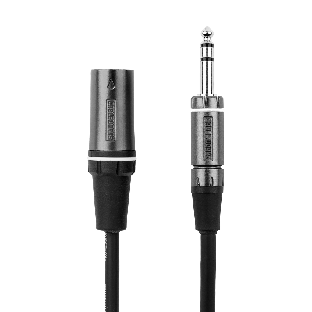 20 Foot XLR M to TRS Cable