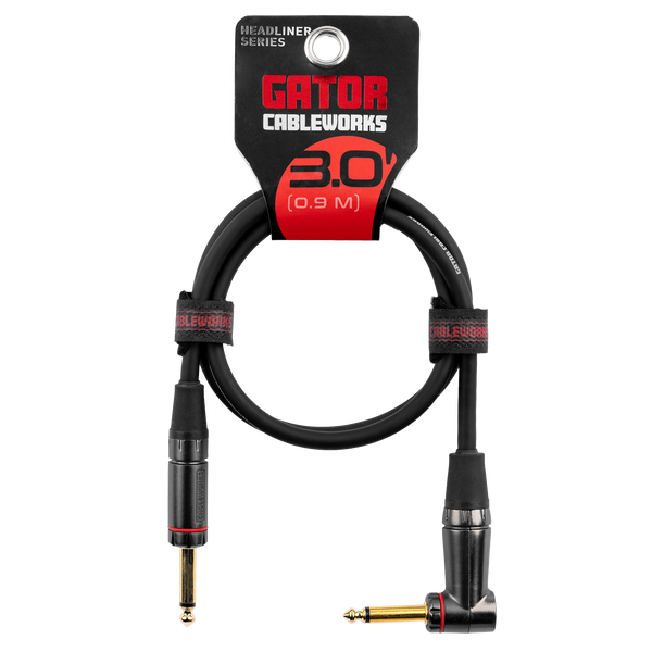 3 Foot Strt to RA Instrument Cable - Headliner